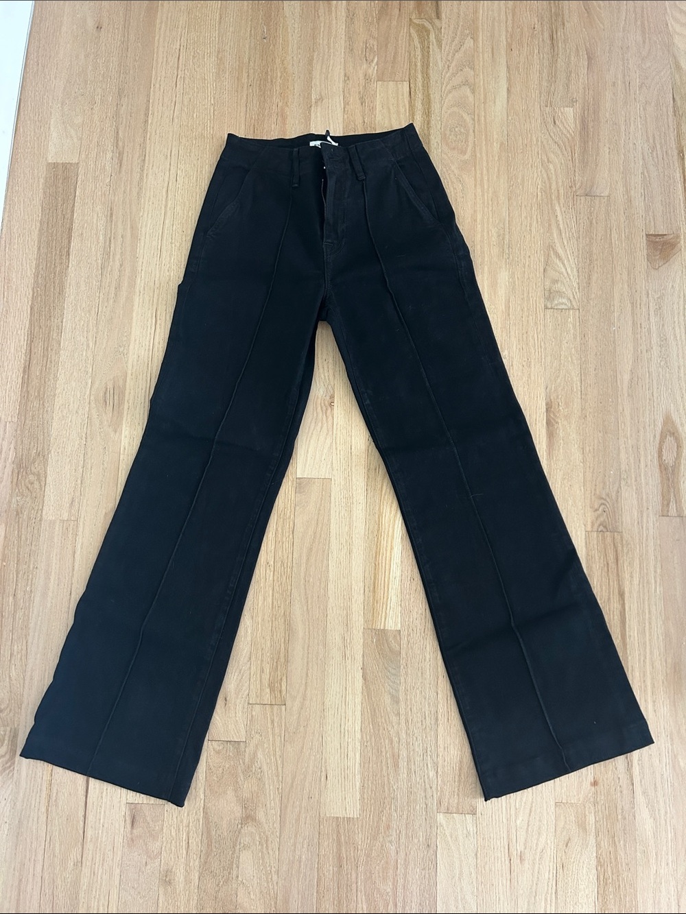 Jonathan Simkhai Black Wide Leg Pants